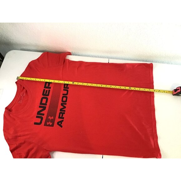 Under Armour Mens Red Graphic T-Shirt Size S - Picture 6 of 6